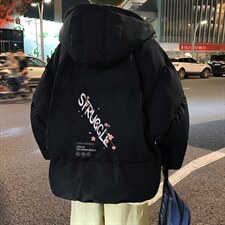 MB22-P90面包服男短款棉衣男宽松加厚保暖棉袄外套男，男装棉衣，电商B367