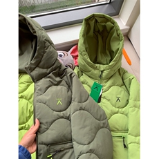 DD316P112葫芦纹棉服户外轻量化三防棉衣外套加厚多巴胺工装棉袄，男装棉衣，电商B323A