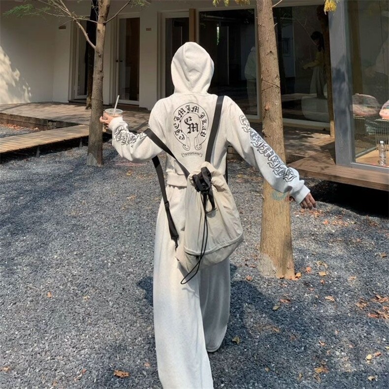 5305-P48原版做工纯棉华棉复合休闲拉链卫衣外套薄款,女装卫衣/绒衫,星座617A-2