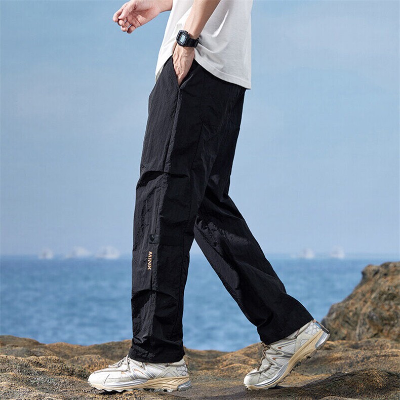 伞兵工装长裤男夏天户外机能宽松休闲百搭登山冲锋裤子Z9807B-P40,男装工装外套,星座509
