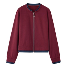 棒球服外套女装2026新款春季洋气正肩休闲短款夹克上衣长期有货，女装短外套，璐依舞