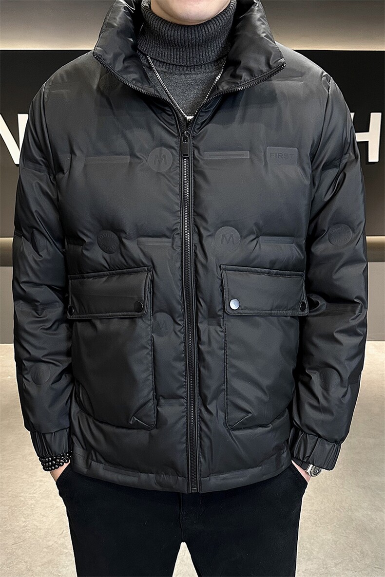AK87883钱塘2020-3时尚休闲百搭简约冬季厚款中年男士羽绒服P155,男装羽绒服,钱塘207-3
