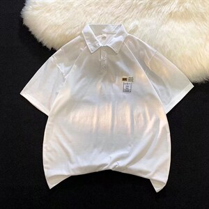 男士t恤短袖POLO衫翻领衣服宽松休闲短袖时尚男纯棉T恤CT17P34图片