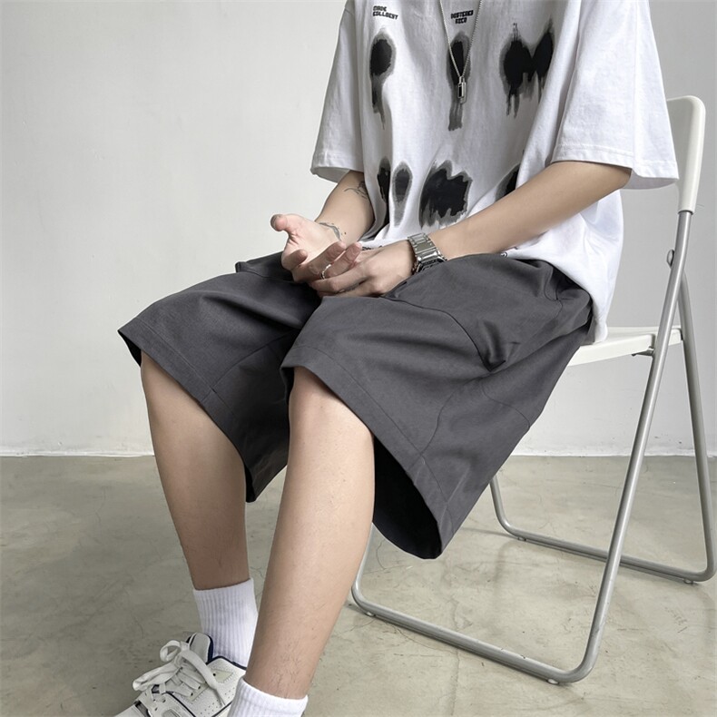 休闲短裤男士韩版潮流文艺帅百搭夏季2024新款ins五分裤K5132-P41,男装休闲裤,星座412-2