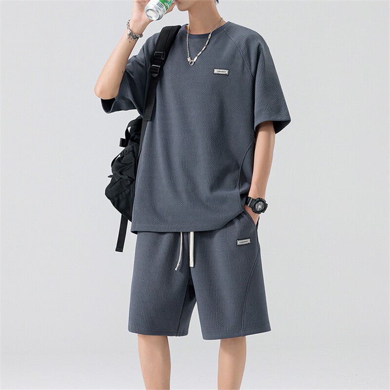 35521-P60大码控89大码夏季男士休闲套装,男装休闲套装,星座209