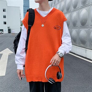 2023秋冬新款马甲男休闲时尚韩版潮流青年坎肩A161-2-MJ2211-P45图片