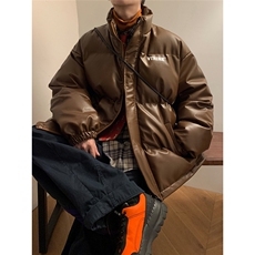 2025冬季立领棉服宽松皮棉衣男宽松外套A0172026P120，男装棉衣，电商A017
