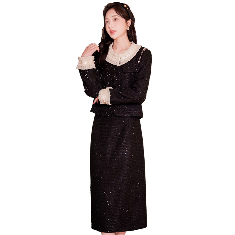 2025秋季新款个性气质时尚小香风套装套裙,女装套装/套裙,1C080