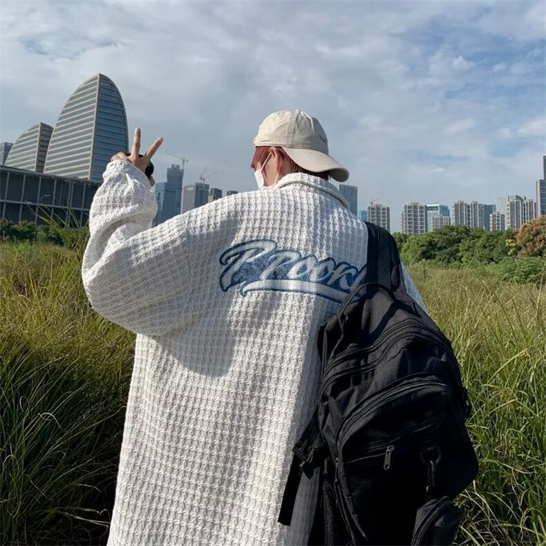 1506/QW10180/P59美式复古绗棉底特律夹克外套潮牌秋冬情侣上衣,男装夹克,星座1506