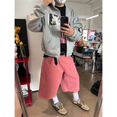美式复古贴布印花设计连帽卫衣男女宽松开衫帽衫外套，女装短外套，四季星座505