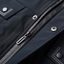中老年保暖中年男士帽子可脱卸爸爸冬装外套棉服QLMMF2101-P140图片