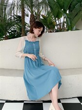 韩版修身显瘦连衣裙有现货，女装连衣裙，千利红