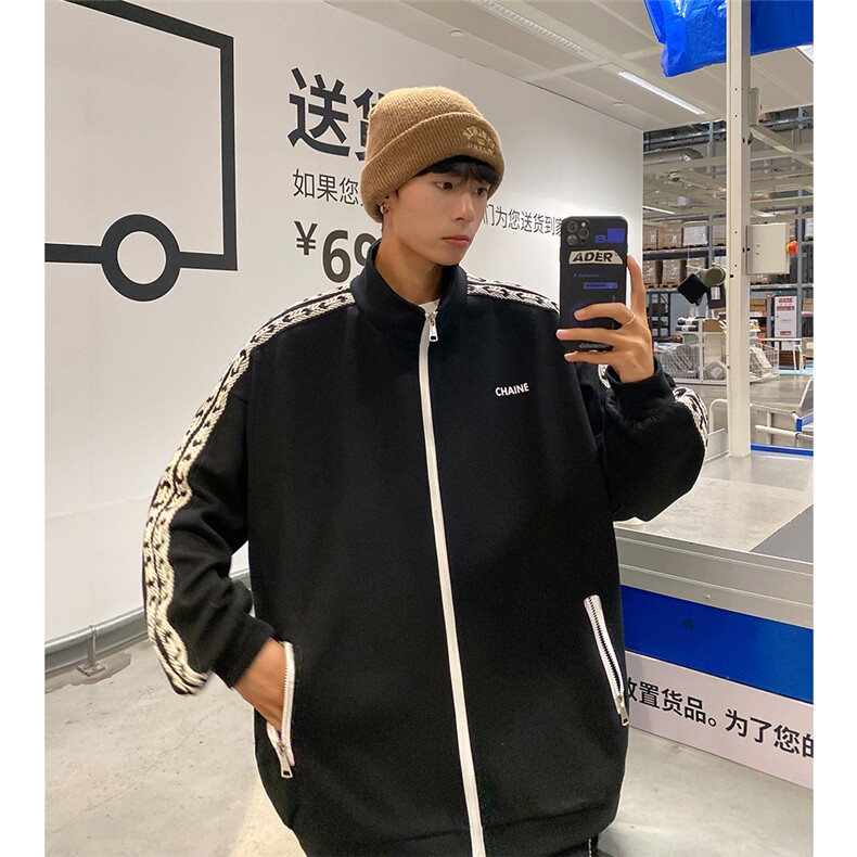 EQ134开衫卫衣男女学生班服套装ins情侣装春装外套裤P55衣P68,男装卫衣,电商C306-1