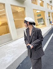 高品质格纹套装，女装职业装，Balance Studio