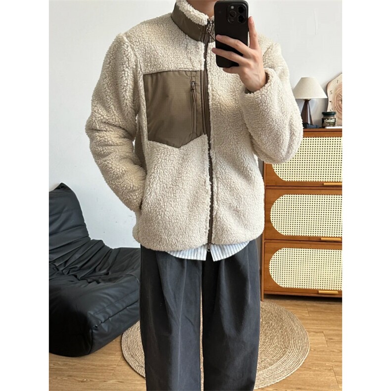 秋冬新款羊羔毛外套GS04-P85成分100聚酯纤维,女装短外套,星座1302