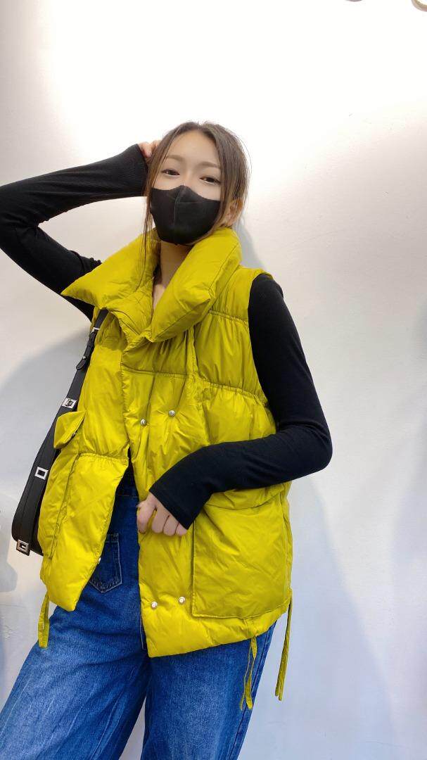 翻领大兜马甲，女装马甲，帝瀛 DY