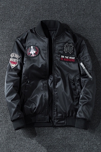 加绒加厚棉衣强力悍冬飞行棉服双面穿潮牌时尚加厚棉衣流行户外运图片