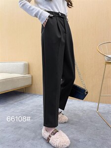 冬季新款尼料拉绒时装裤图片