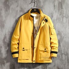 2021春秋季新水泥墙日系大码男大口袋休闲工装夹克外套J963-P65，男装夹克，电商A001