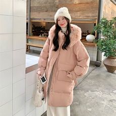 新款已出货韩版粉色羽绒服90白鸭绒2C123-Z1006-P255-K380，女装羽绒服，2C123