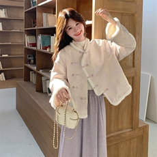 数据好有货新中式紫色套装5255P205K318，女装套装/套裙，2C176