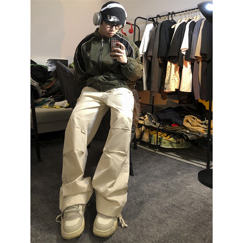 B221 美式ins街头hiphop宽松工装休闲裤子 LK23122-P65 控88图片