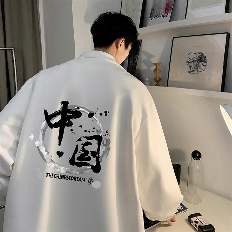 麂皮绒夹克男大码立领褂子外套JK85134-P68加绒款-P78,男装夹克,电商A040