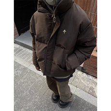【有货】DW239-P95美式金属装饰面包服棉衣男女宽松冬季潮牌棉服，男装棉衣，星座603-2