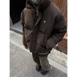 【有货】DW239-P95美式金属装饰面包服棉衣男女宽松冬季潮牌棉服图片