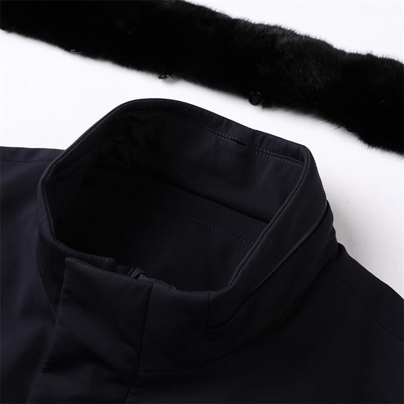 BB6559秋冬2023年男士新款夹克兔毛内胆大衣保暖派克服P858,男装皮衣,电商B360