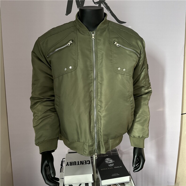 现货拉链棒球服棉衣棉袄宽松休闲外套M6102-P95,男装棉衣,星座1109-4