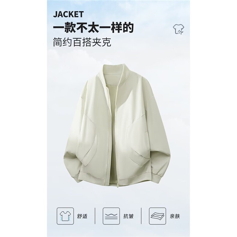 2402-P36美式休闲痞帅棒球服夹克情侣春秋季潮牌,男装夹克,电商B323A