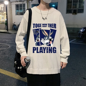 圆领毛衣男大码针织衫男毛线衣线衫 M67234-P45 加绒款-P65图片