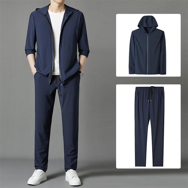 AFW1880206锦氨春秋男运动服运动套装2件套主推数据好长期款图片