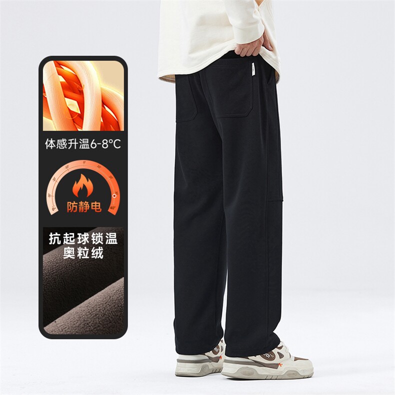 A178-1DY588AP75奥粒绒秋冬季美式休闲针织卫裤,男装休闲裤,电商A178-1