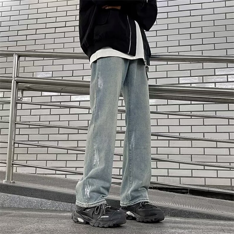 美式牛仔裤男款秋季长裤潮 K6079 P48图片