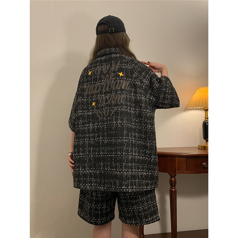 1小香风印花大码M-5XLDCS9019P45DK8797P40套装DTZ9029P85，男装休闲套装，星座226-2