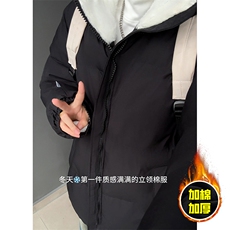 现货高品质美式高街冬季重磅三防加绒加厚羽绒棉衣厚外套棉服，男装棉衣，电商A486