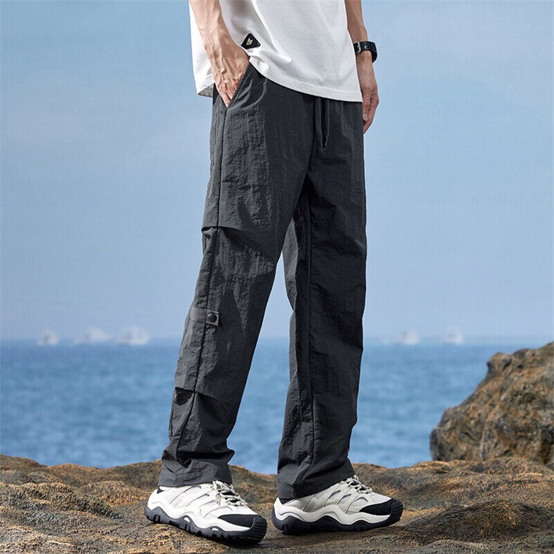 冲锋裤男夏季速干裤子机能风工装直筒户外伞兵登山裤Z9807B-P40,男装工装外套,星座509