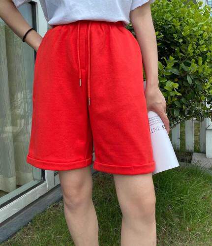 韩版时尚宽松糖果色短裤，女装，Q.P