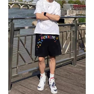 网图有货 夏季美式手绘涂鸦印花休闲短裤男女运动五分裤 A629-P20图片