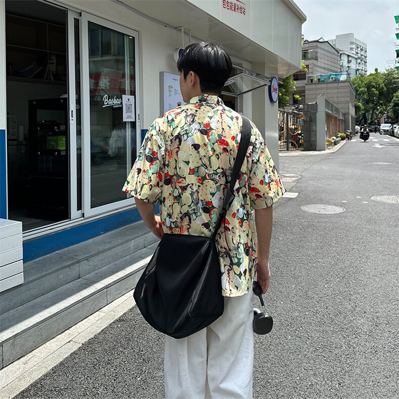 CS005～特P25控39有货（自家图）夏季短袖花衬衫男女沙滩衬衣,男装衬衫,星座218-5