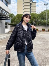 小短款羽绒服，女装羽绒服，美依菱