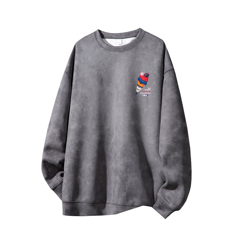 得物供货、重磅420克现货麂皮绒扎染卫衣HD019-1-LY25151ZR-P35,男装卫衣,电商019-1