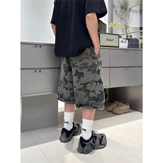 新款！迷彩工装牛仔裤男夏季七分裤文艺流行潮流气质insNA331，男装牛仔裤，星座1116A（原606A-3）