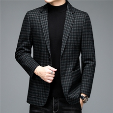 2023秋季爸爸西装外套男中老年商务休闲西服外套ALXB2108-P285，男装西服，电商B212（原钱塘6029）