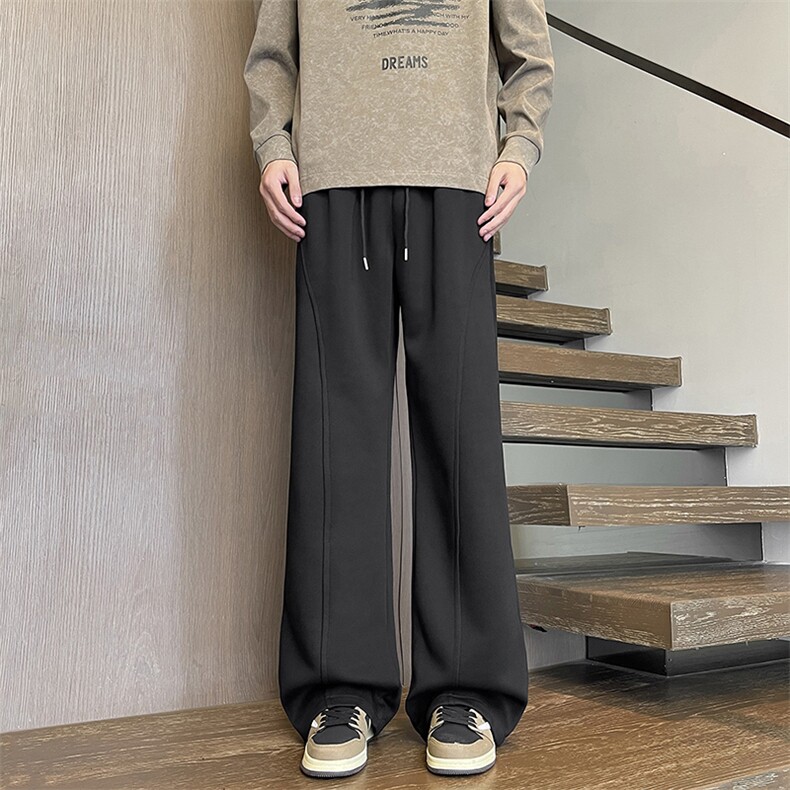 YK86090-P25秋季新品美式斜切弯刀裤55%棉45%聚酯纤维,男装休闲裤,电商A086-1