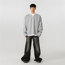 1假两件大码M-5XL卫衣男表面100%棉底部100%聚酯纤维WY77961特P48，男装卫衣，星座226-2