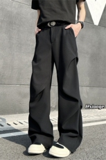 XZ616春季重磅cleanfit立体解构打褶休闲长裤TY2033P75控88，男装休闲裤，星座512A（原616）