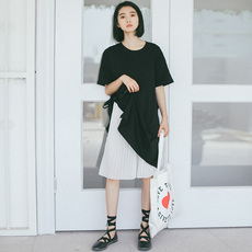 韩版女装夏季新款套装裙中长款两件套连衣裙01161，女装连衣裙，潮品会